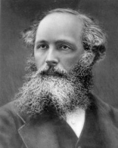 Portrait photo du scientifique Maxwell