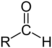 Groupe carbonyle caractéristique de la fonction aldéhyde