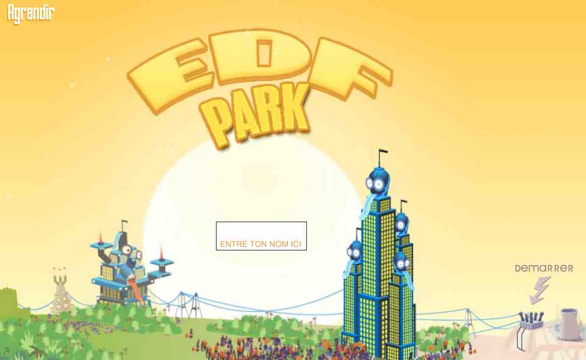 Illustration de l’animation sur le serious game edf parc proposée par le site web Ticedu
